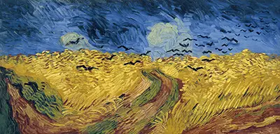 Krähen über Weizenfeld Vincent van Gogh
